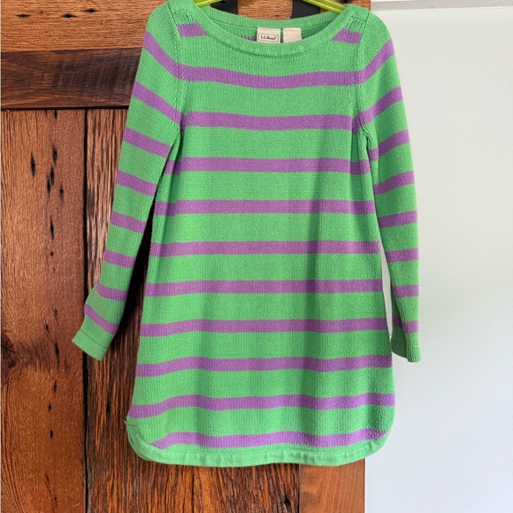 L.L. Bean Other - L.L. Bean Green and Purple Knit Top